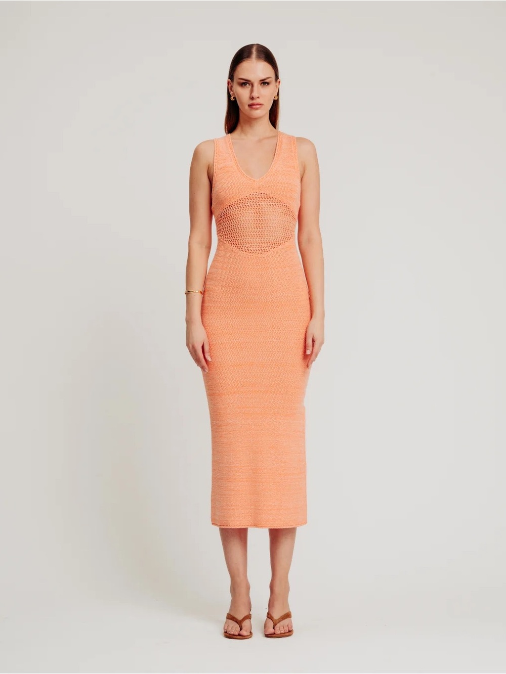 Boho Torn by Ronny Kobo Knit Dress NWT L